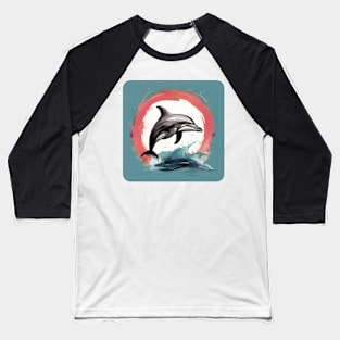 Dolphin Lover Gift,, Animal design, Dolphin Gift Baseball T-Shirt